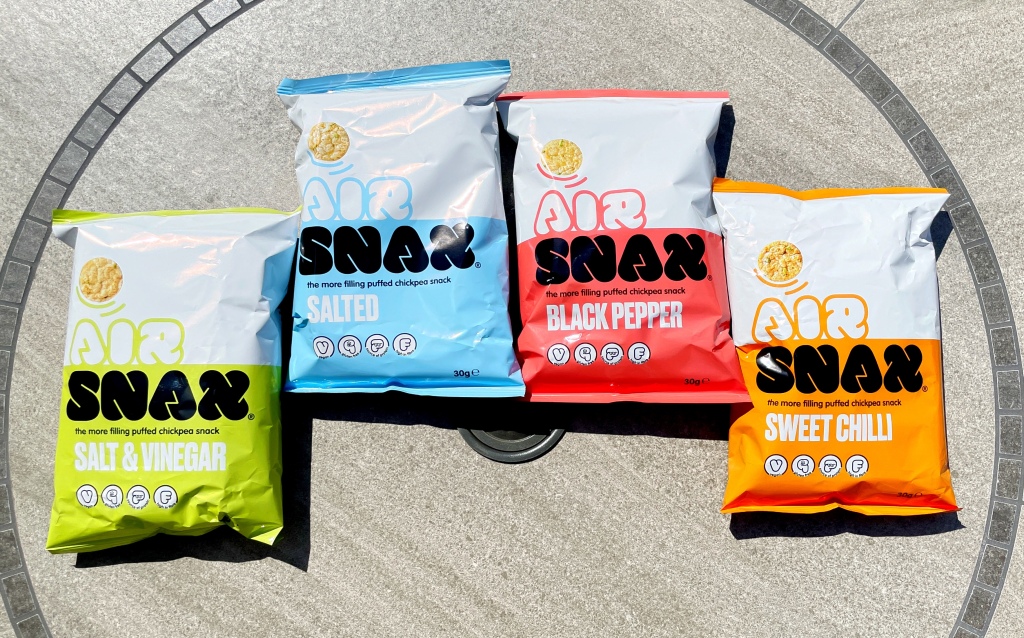 AIRSNAX – A new ‘healthier’ snack, made right here in Manchester