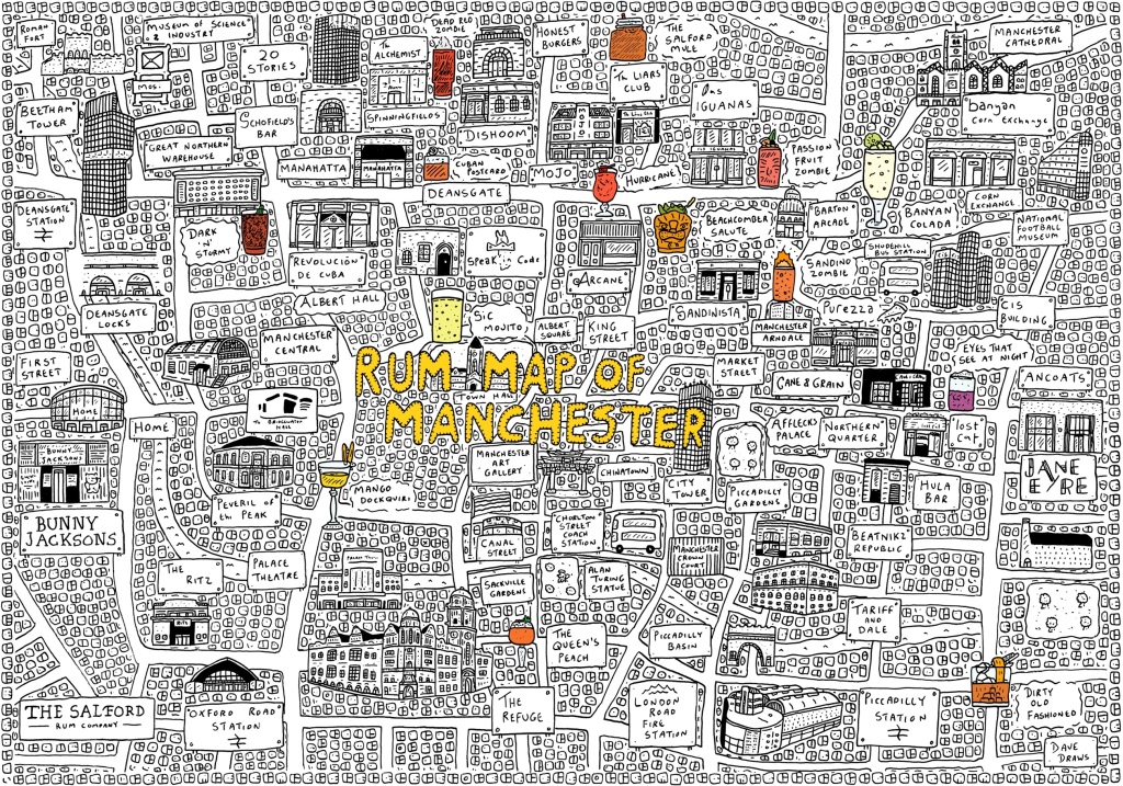 The Rum Map of Manchester has landed!
