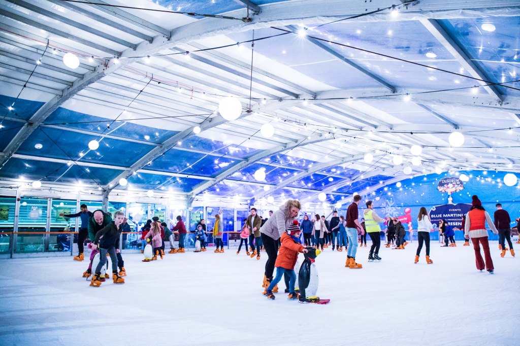 Ice Rink and Retreat Skate Bar now open at MediaCityUK